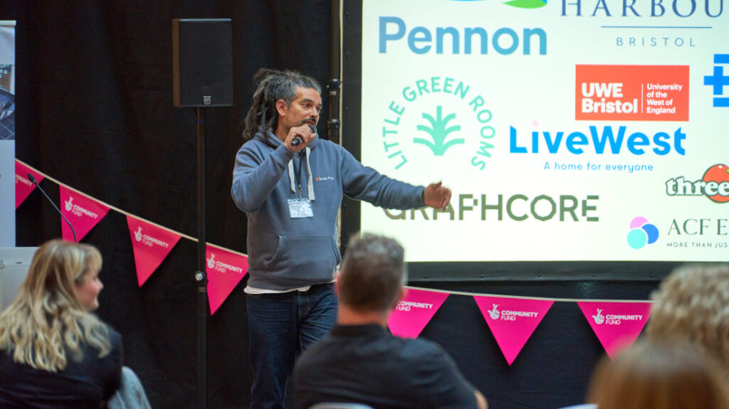 Ian Ashby co-founder of Sleep Pod at One Voice Bristol Event